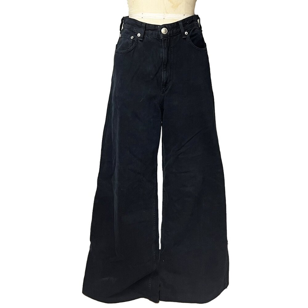 rag & bone Black Flare & Wide Leg Jeans